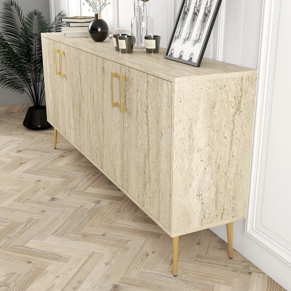 **** Console Kiev – Travertine – 180x78x35 cm
**