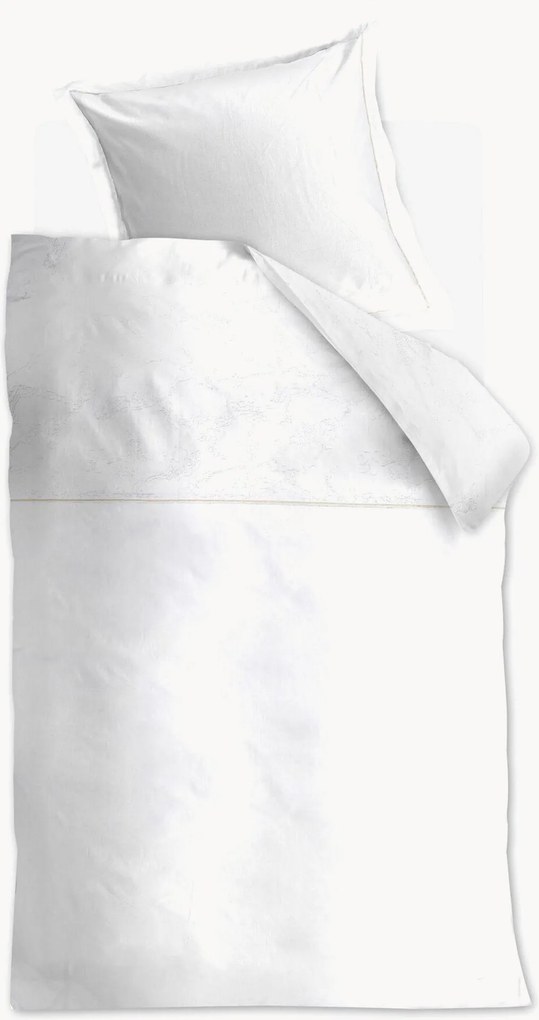 Conjunto de roupa de cama em algodão Broderie