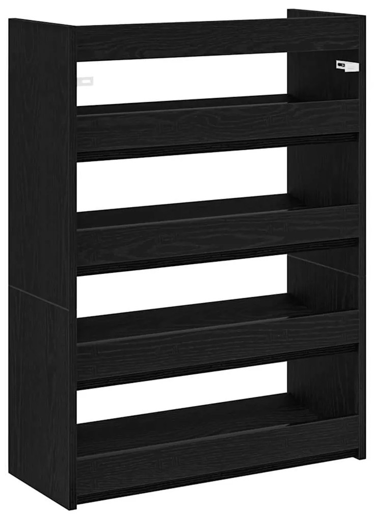 Sapateira 60x25x81 cm derivados de madeira preto