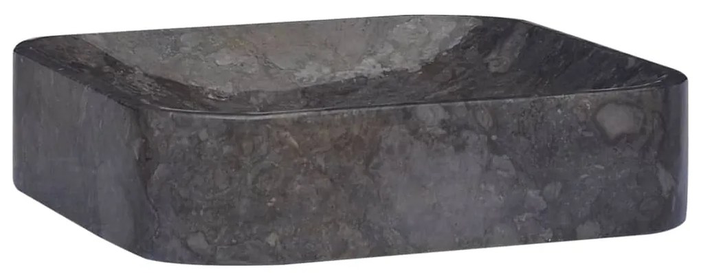 vidaXL Lavatório 40x40x10 cm mármore preto