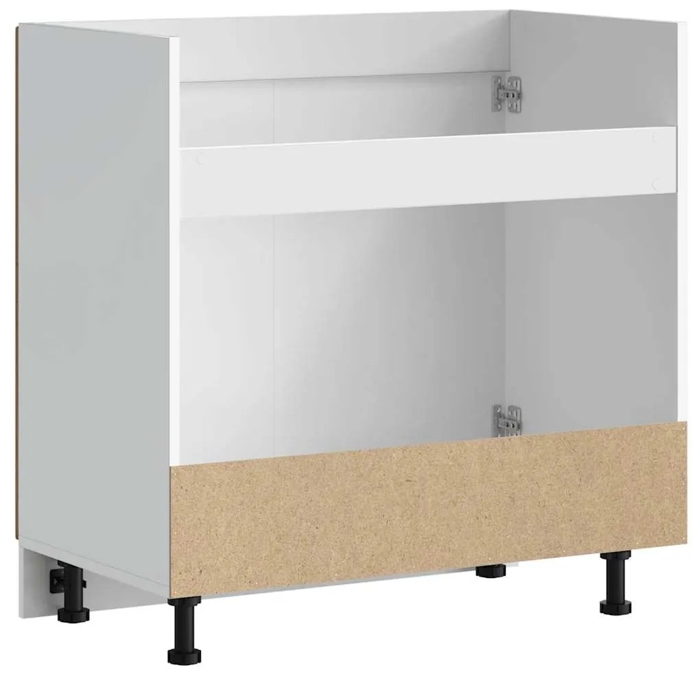 Armário baixo lavatório Kalmar 80x46x81,5 cm madeira velha