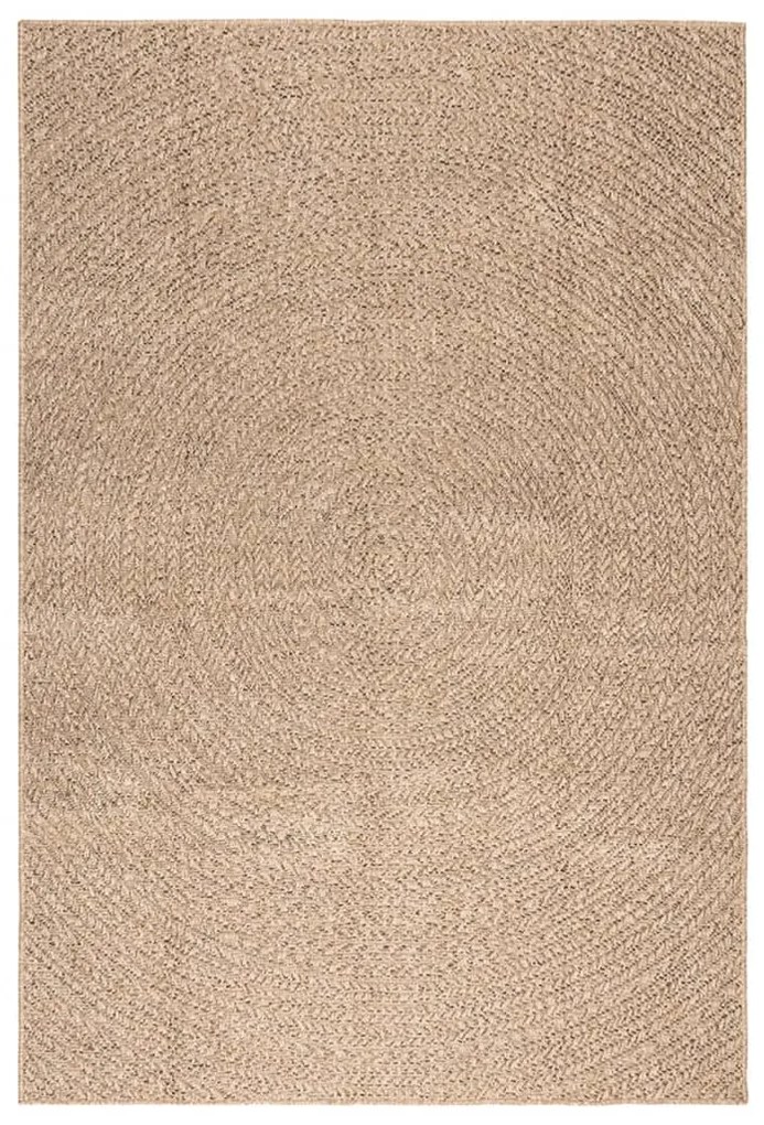 Tapete ZIZUR 140x200 cm aspeto de juta interior e exterior