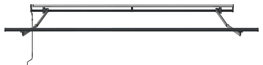 Toldo Retrátil Automático , Listrado Multicolorido 300 x 250 cm