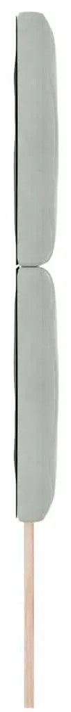 Cabeceira LED Blocos de Diamante Cinza Claro 80 cm de Veludo