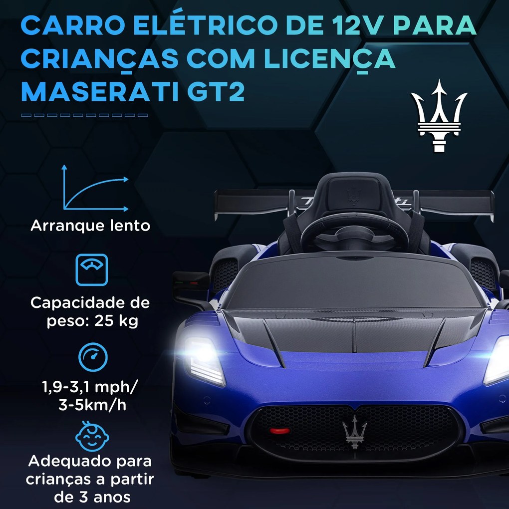 AIYAPLAY Carro Elétrico para Crianças acima de 3 Anos Carro Maserati G