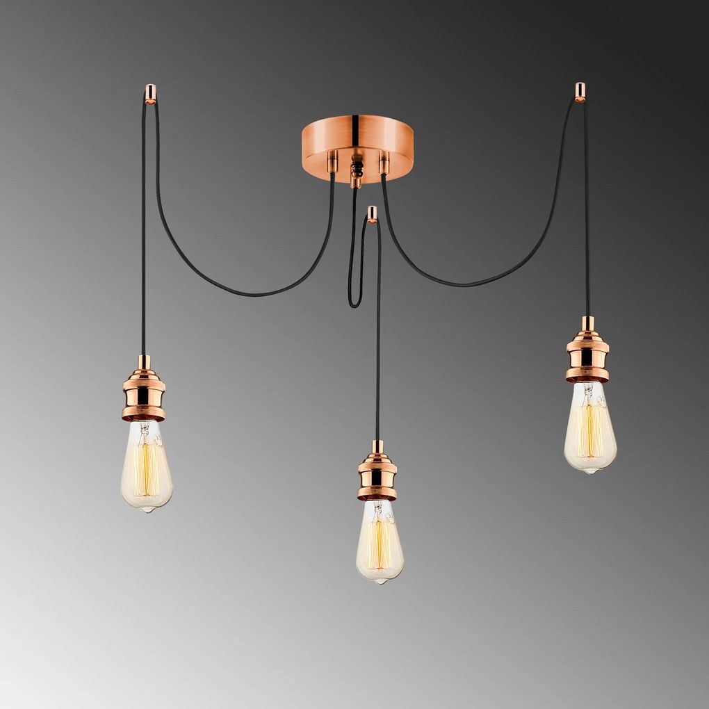 Candeeiro de Teto Kabluni – Cobre – 96 x 6 cm