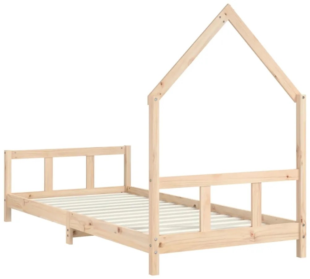 Estrutura de cama infantil 90x200 cm pinho maciço