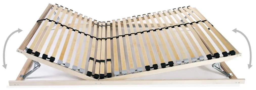 Estrado de ripas com 28 ripas 7 zonas 120x200 cm