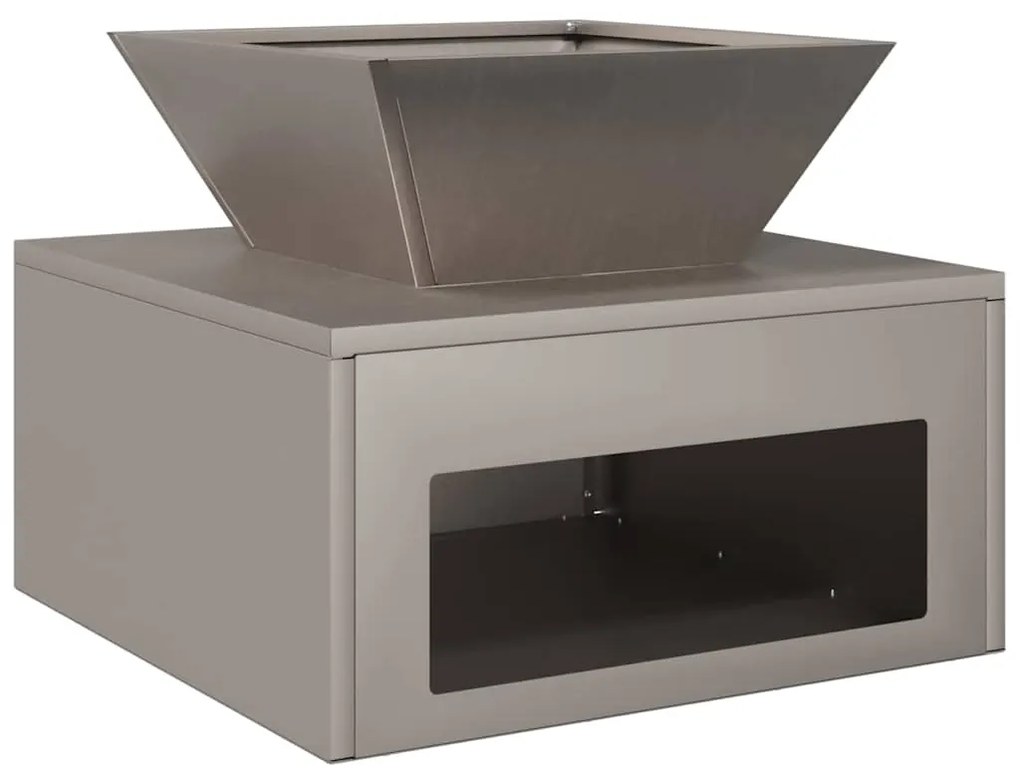 Fogo de Chão 50 x 50 x 40 cm Aço Corten