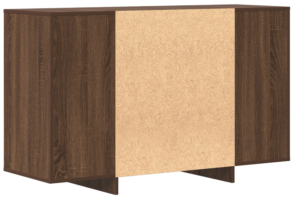 Sideboard Castanho Carvalho 120x41x75 cm Madeira engenheirada