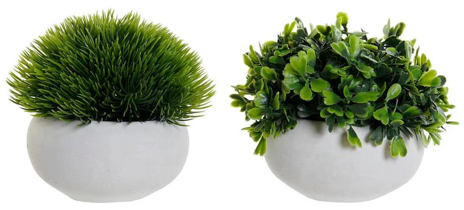 Planta Decorativa DKD Home Decor S3020168 Cimento PE (13 x 13 x 12 cm)
