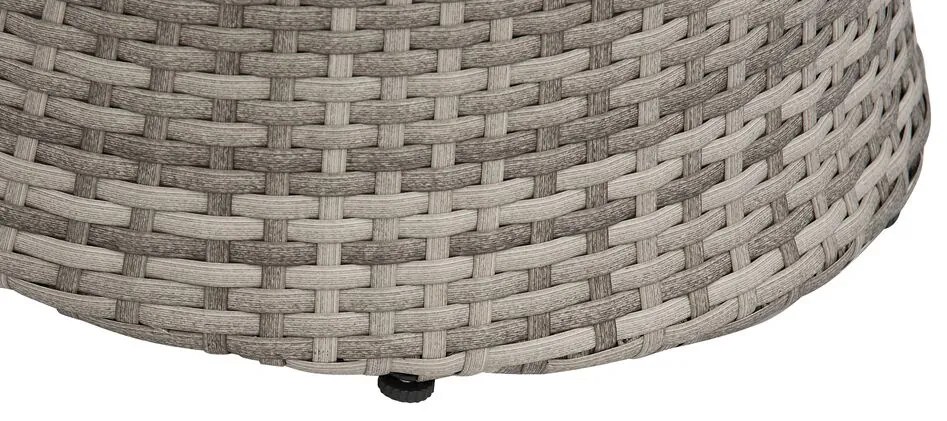 Conjunto de jardim com 2 lugares em rattan cinzento CAPRI Beliani