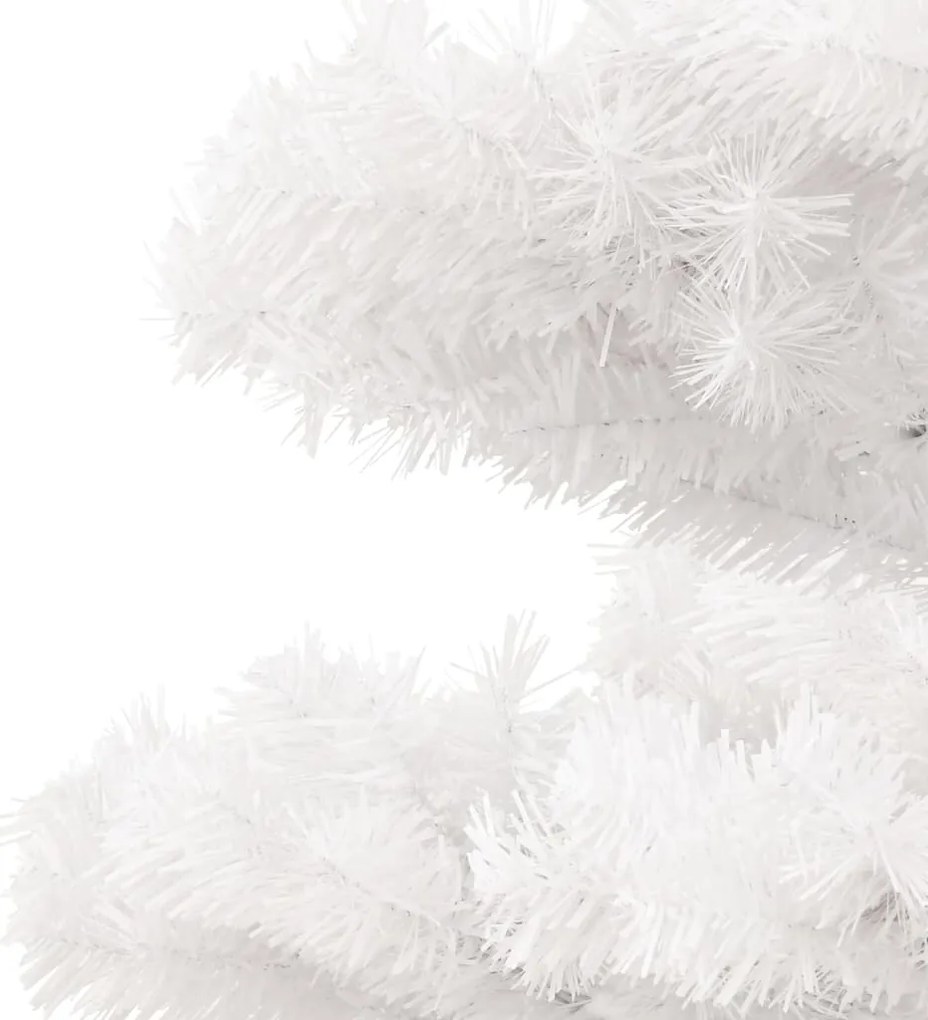Árvore de Natal rotativa pré-iluminada + suporte PVC branco