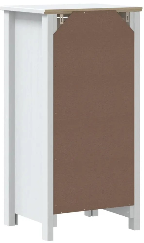 Móvel de casa de banho BERG 40x34x80 cm pinho maciço branco