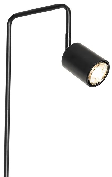 Candeeiro de pé moderno preto ajustável - Java