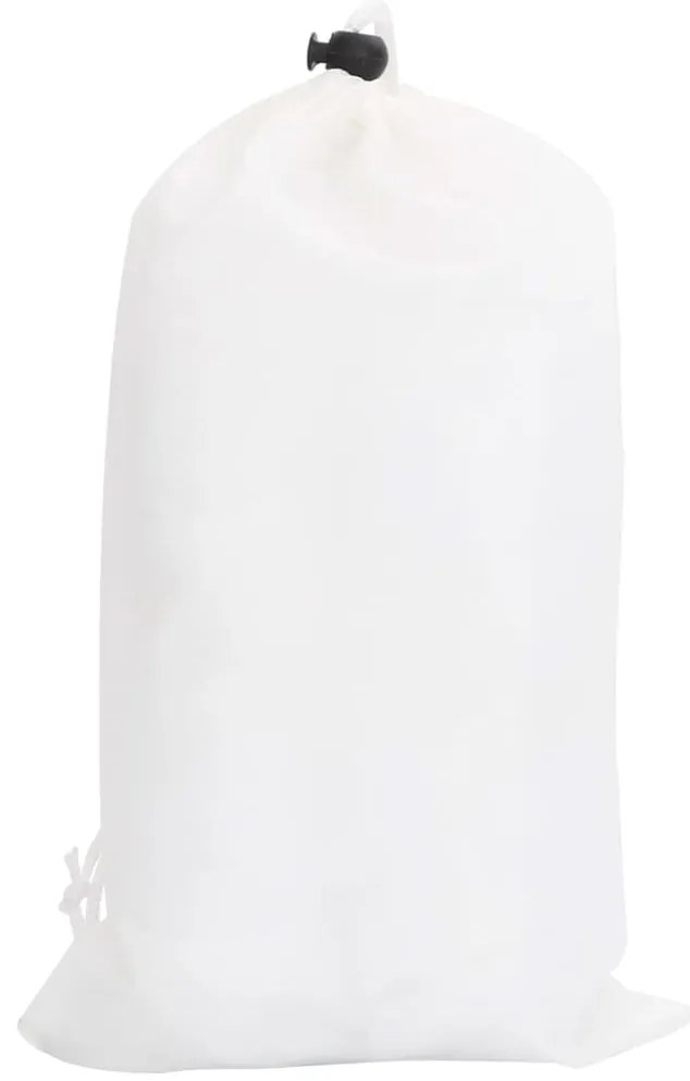 Rede de camuflagem com saco de arrumação 519x142 cm branco