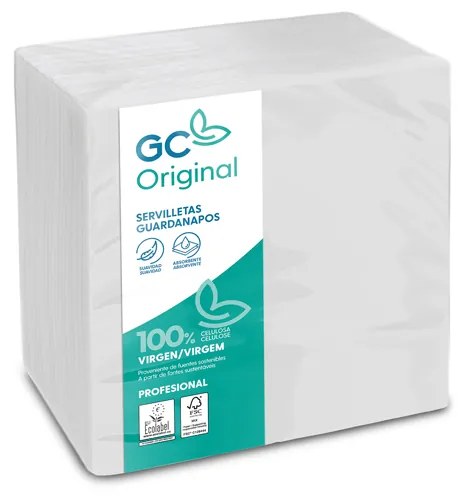 Guardanapos de Algodao 30x30 cm Pack de 100 Unidades