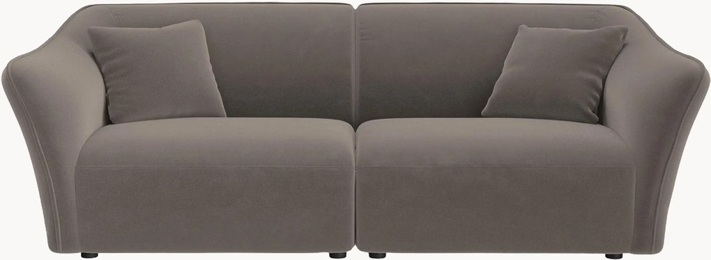 Sofá modular em veludo Flora (2 lugares)