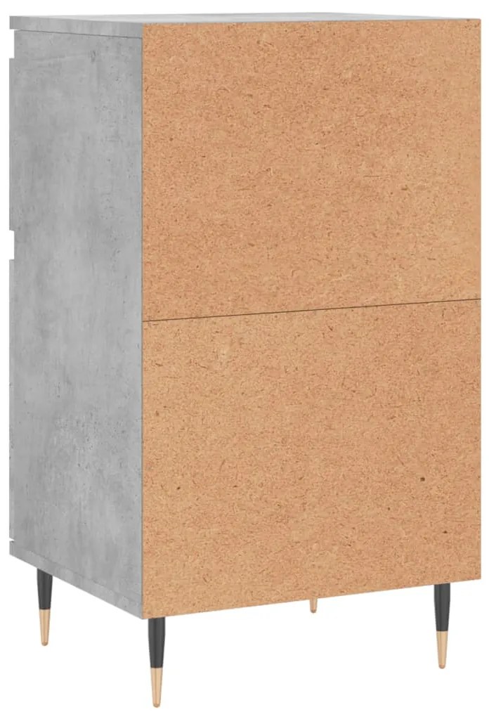 Aparadores 2 pcs 40x35x70 cm derivados de madeira cinza cimento