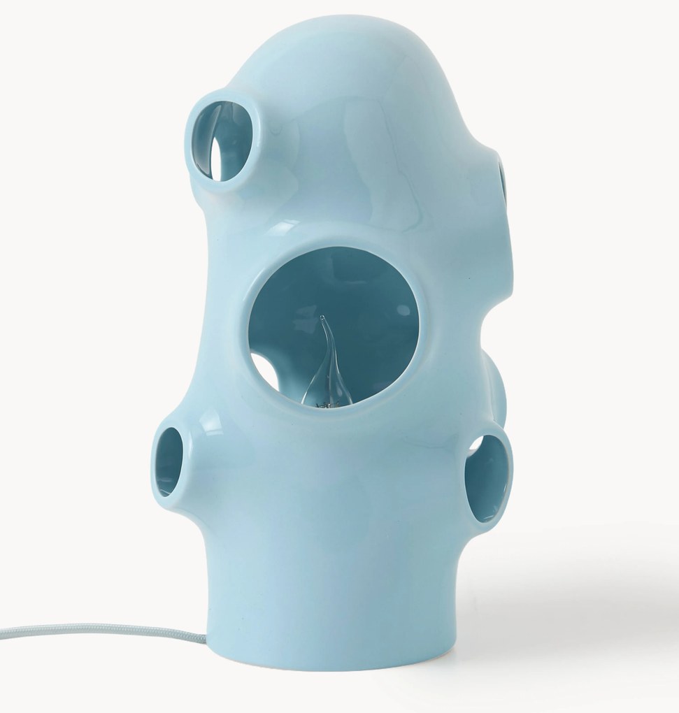 Candeeiro de mesa pequeno artesanal Bulle