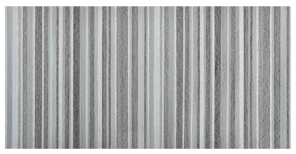 Tábuas de soalho autoadesivas 55 pcs 5,11 m² PVC cinzento-claro