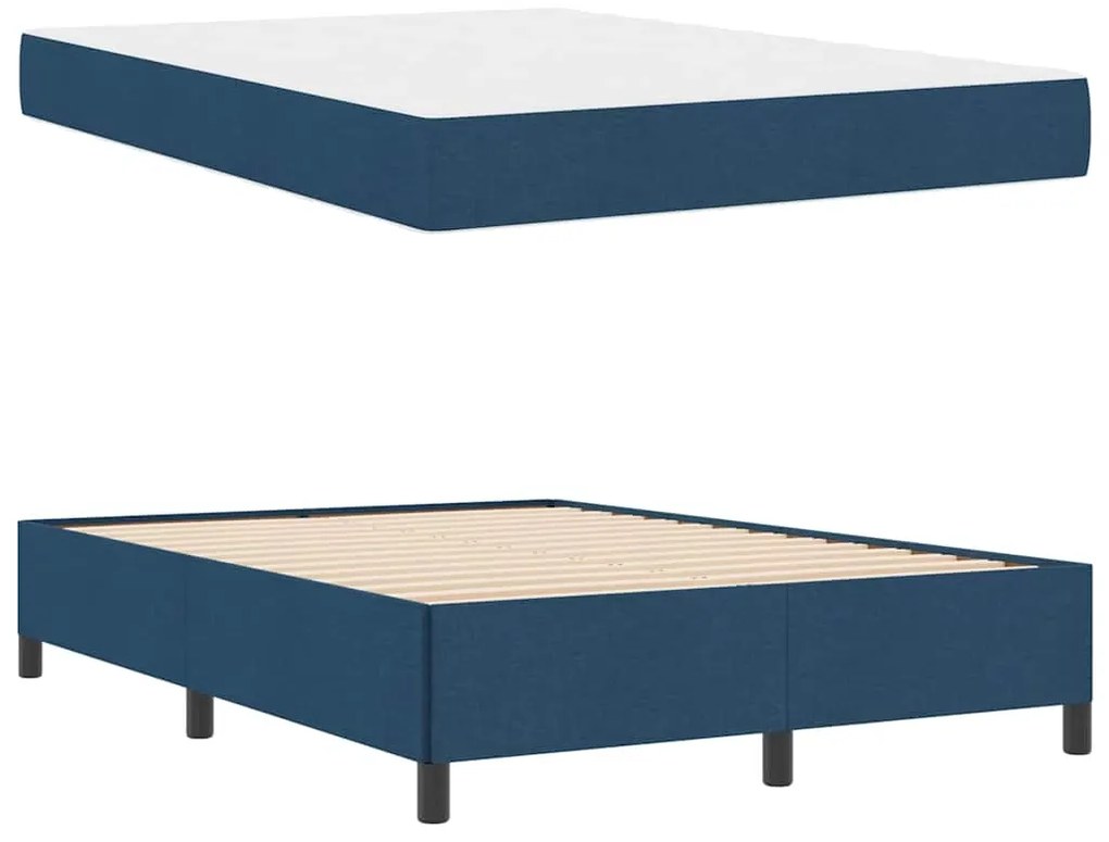 Cama Box Cinza claro, Preto 140 x 190 cm