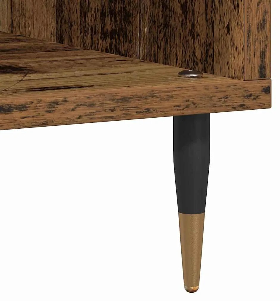 Armário de Gravação vidaXL Carvalho Artesanal 84,5x38x89 cm Madeira de
