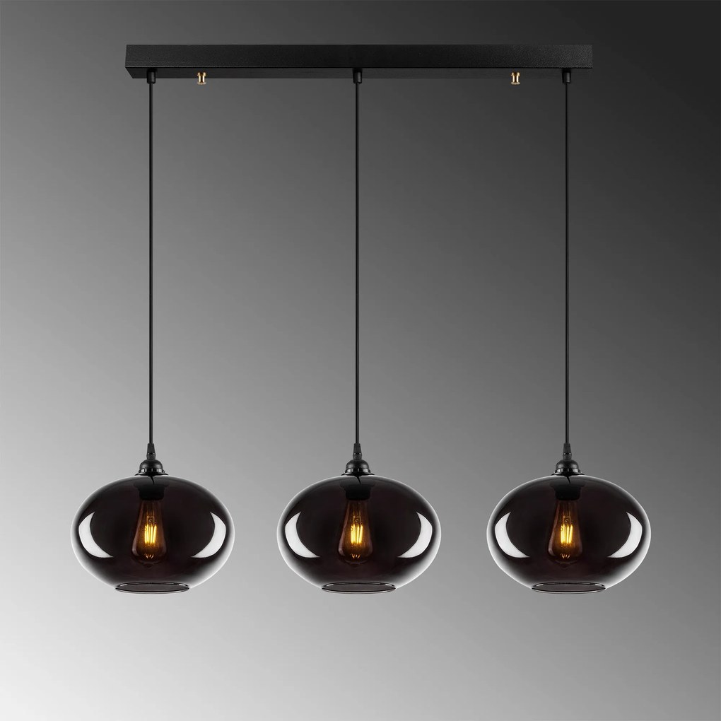 Chandelier Smoked – Fume – 97 x 97 cm