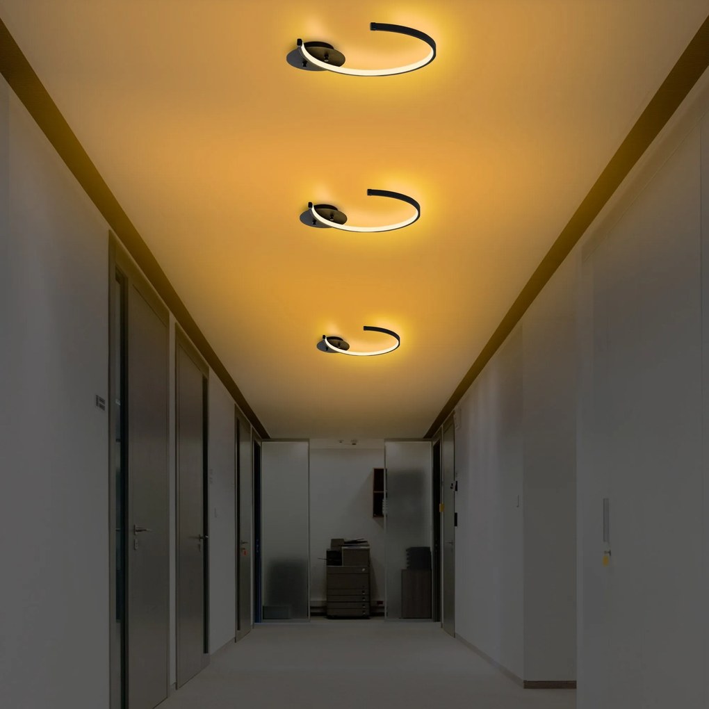 Chandelier Moon – Preto – 46 cm x 6 cm x 33 cm