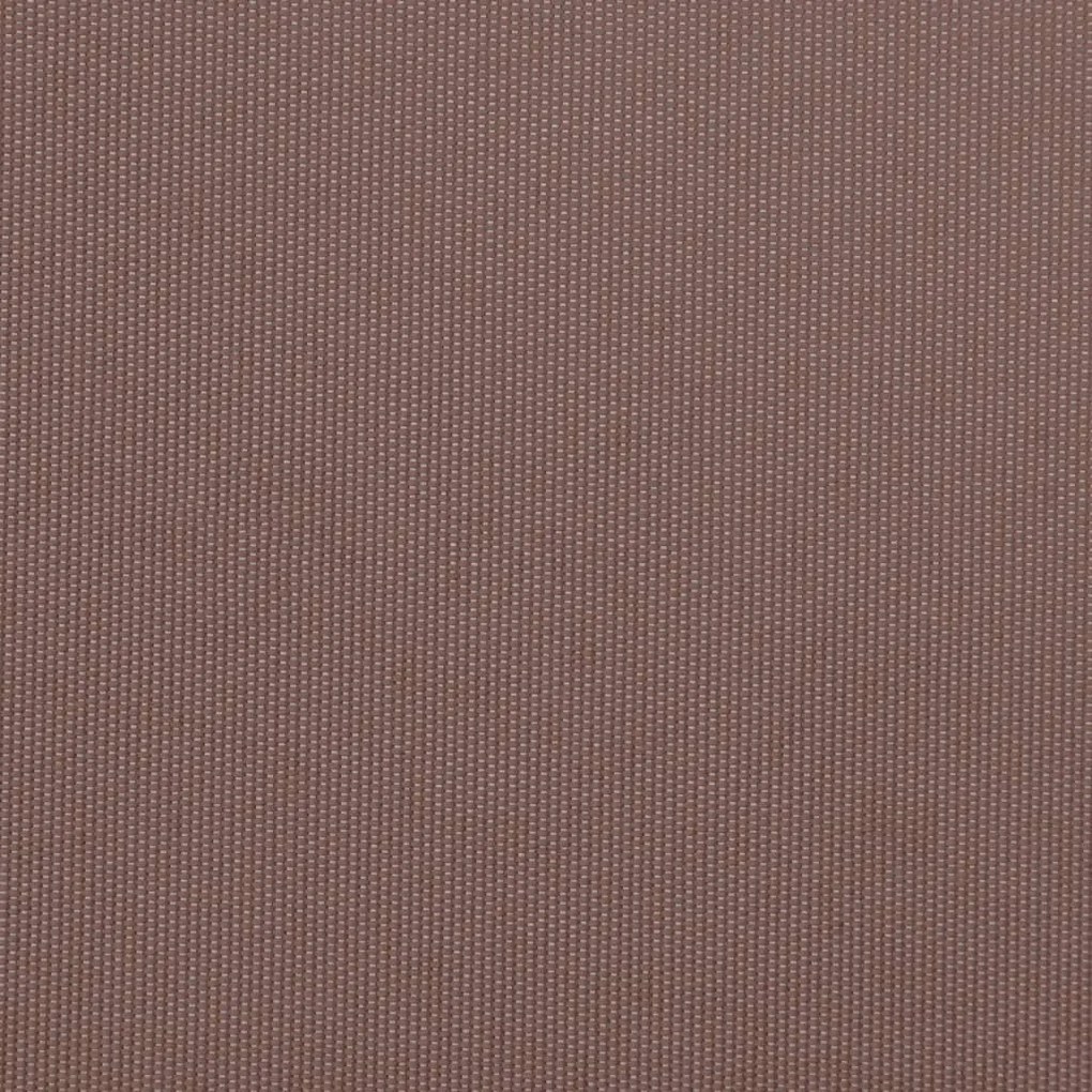 Toldo retrátil manual 600x350 cm castanho