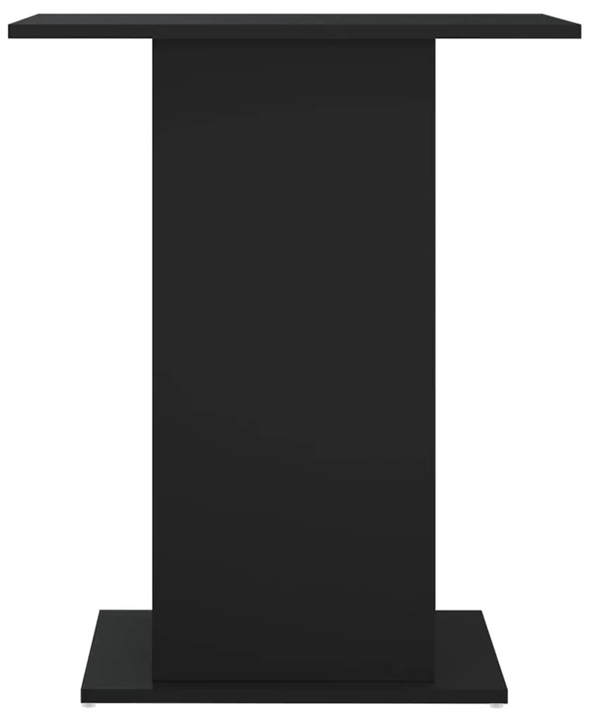 Suporte de aquário 60,5x36x72,5 cm derivados de madeira preto