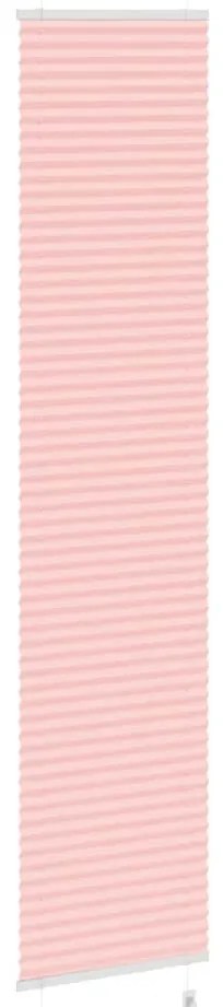 Rosa Plissada Cega 40x200 cm Largura Tecido 39,4 cm Poliéster