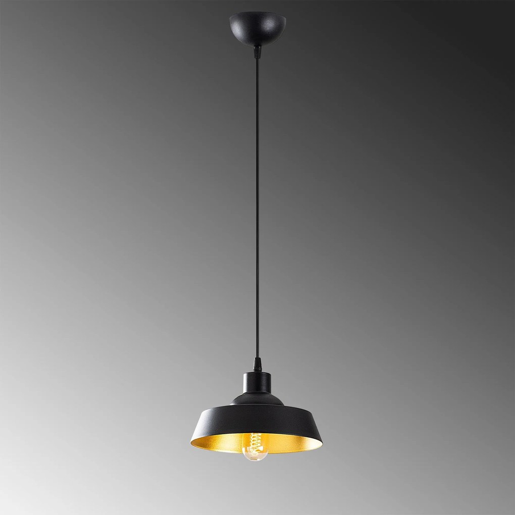 Chandelier Berceste – Preto – 22 x 22 cm