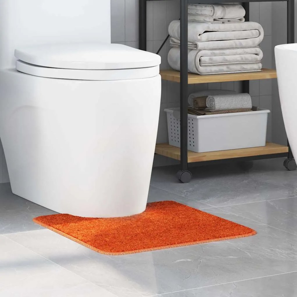 Tapete de Banho U-Shaped Cinza Escuro 50x50 cm Polipropileno Antiderrapante