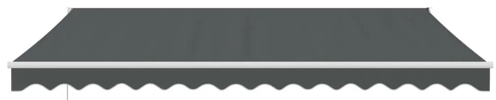 Toldo retrátil automático 4,5x3 m antracite