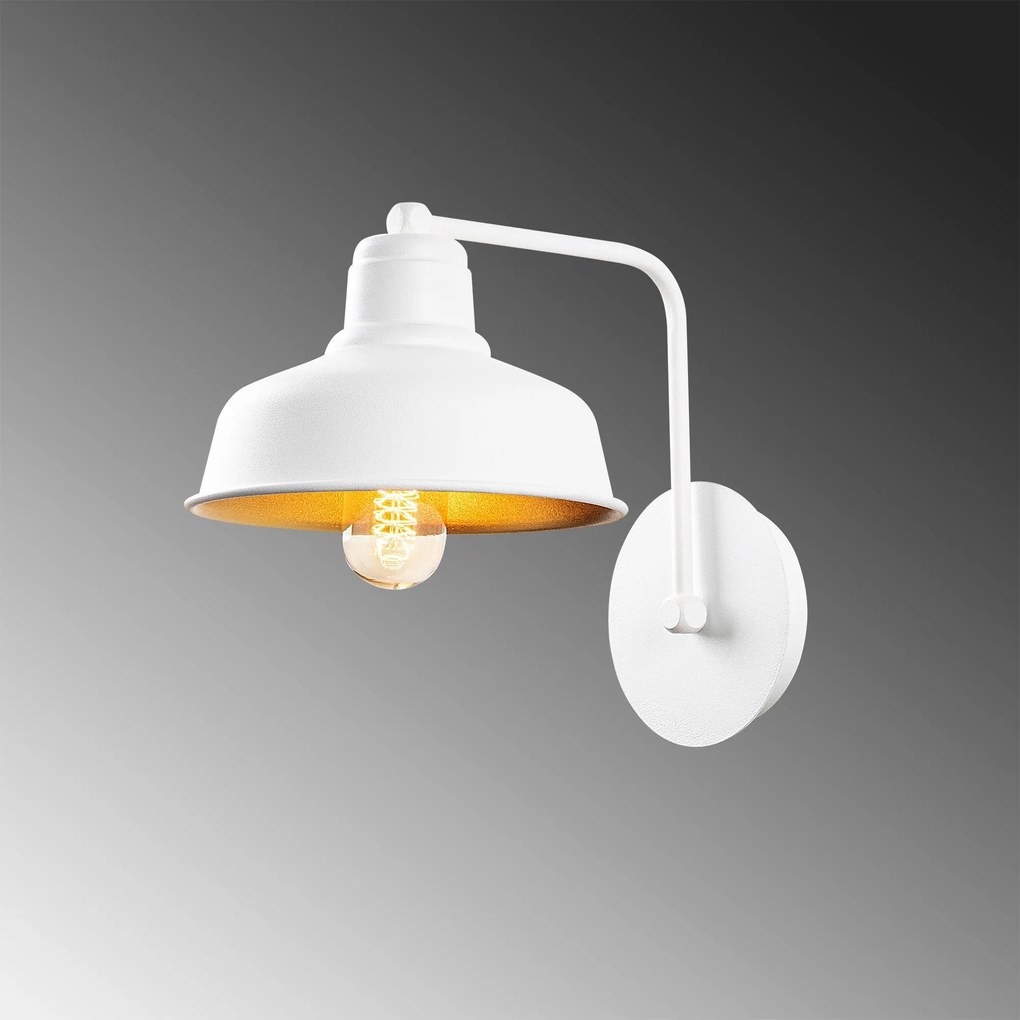 Aplique de Parede Berceste – Branco – 19 x 27 cm