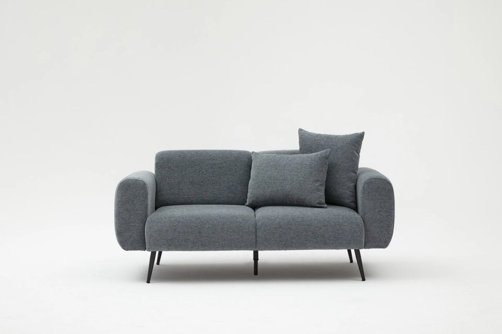Sofá de 2 Lugares Side – Antracite – 171x77x82 cm