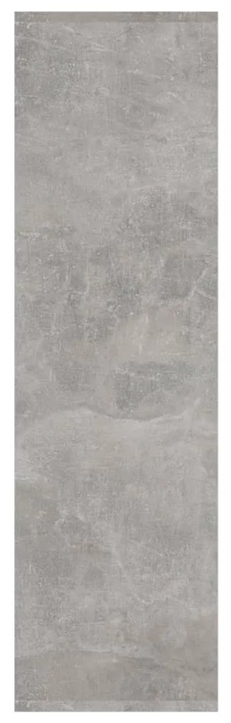 Estante/divisória derivados de madeira cinzento cimento