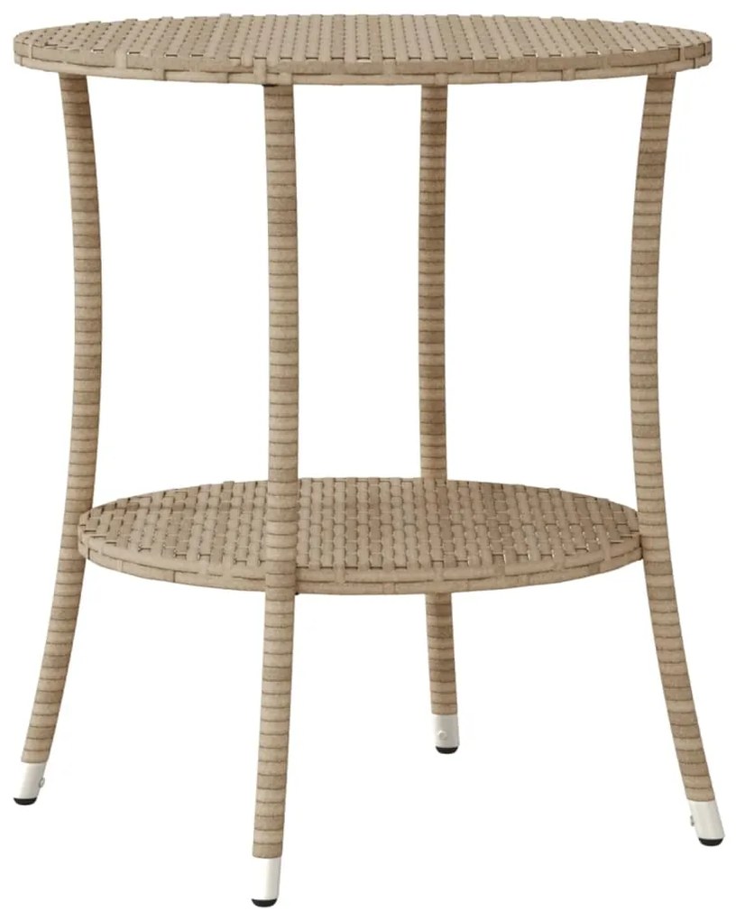 3 pcs conjunto bistrô com almofadões vime PE bege