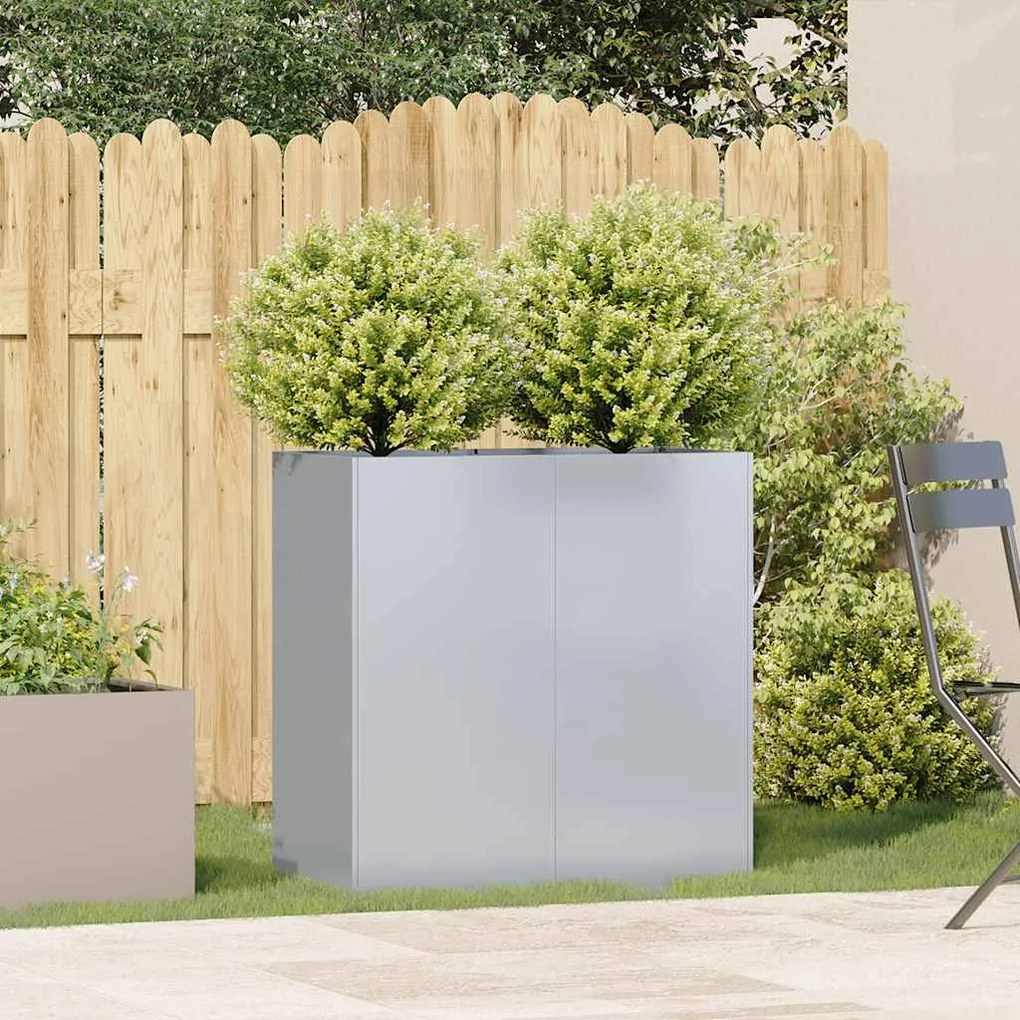 Planter 80x40x80 cm aço galvanizado