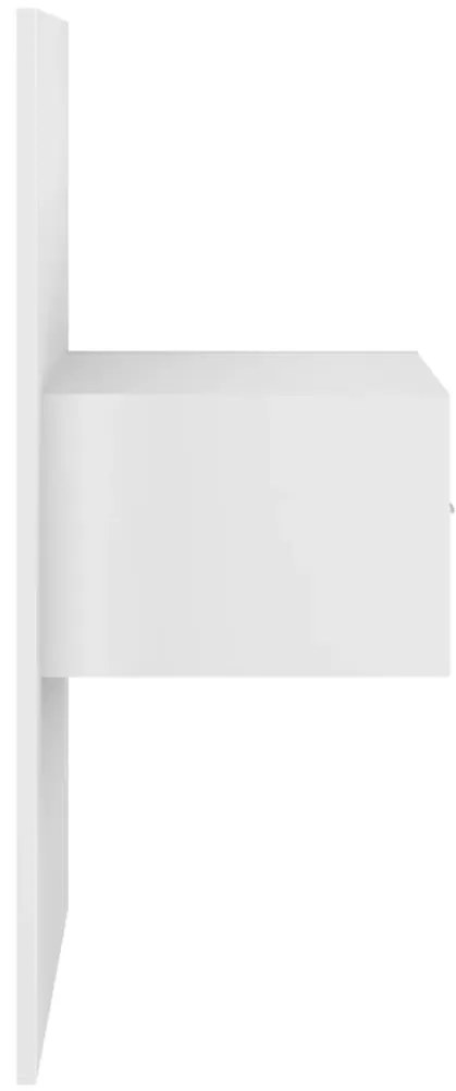 Mesa de cabeceira montagem na parede branco