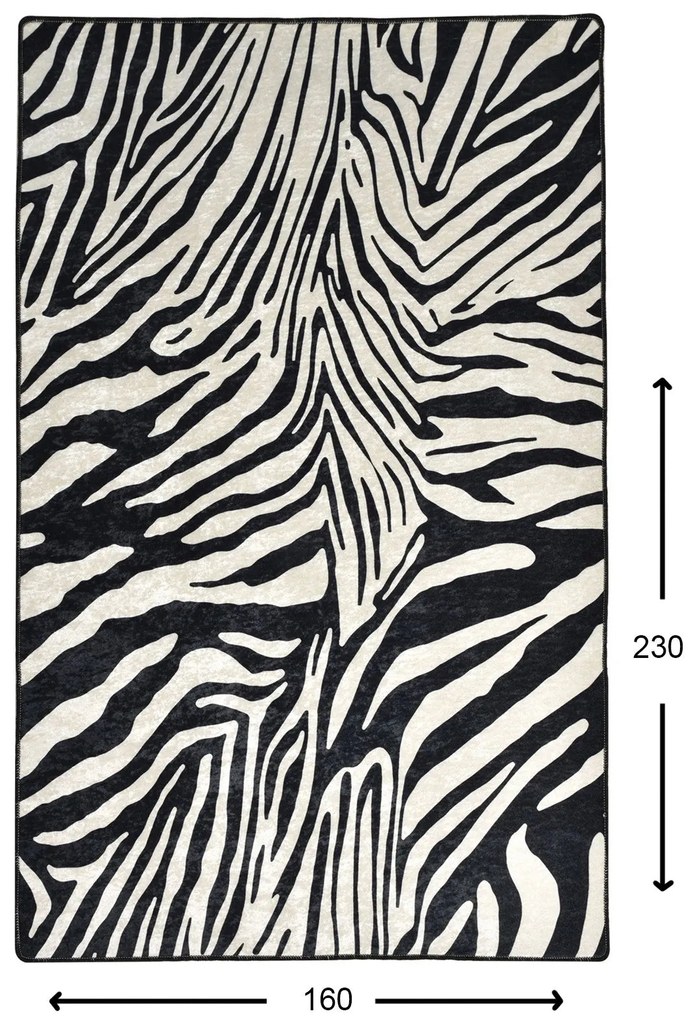 Tapete Zebra – Multicolor – 160x230 cm | Tribo Home