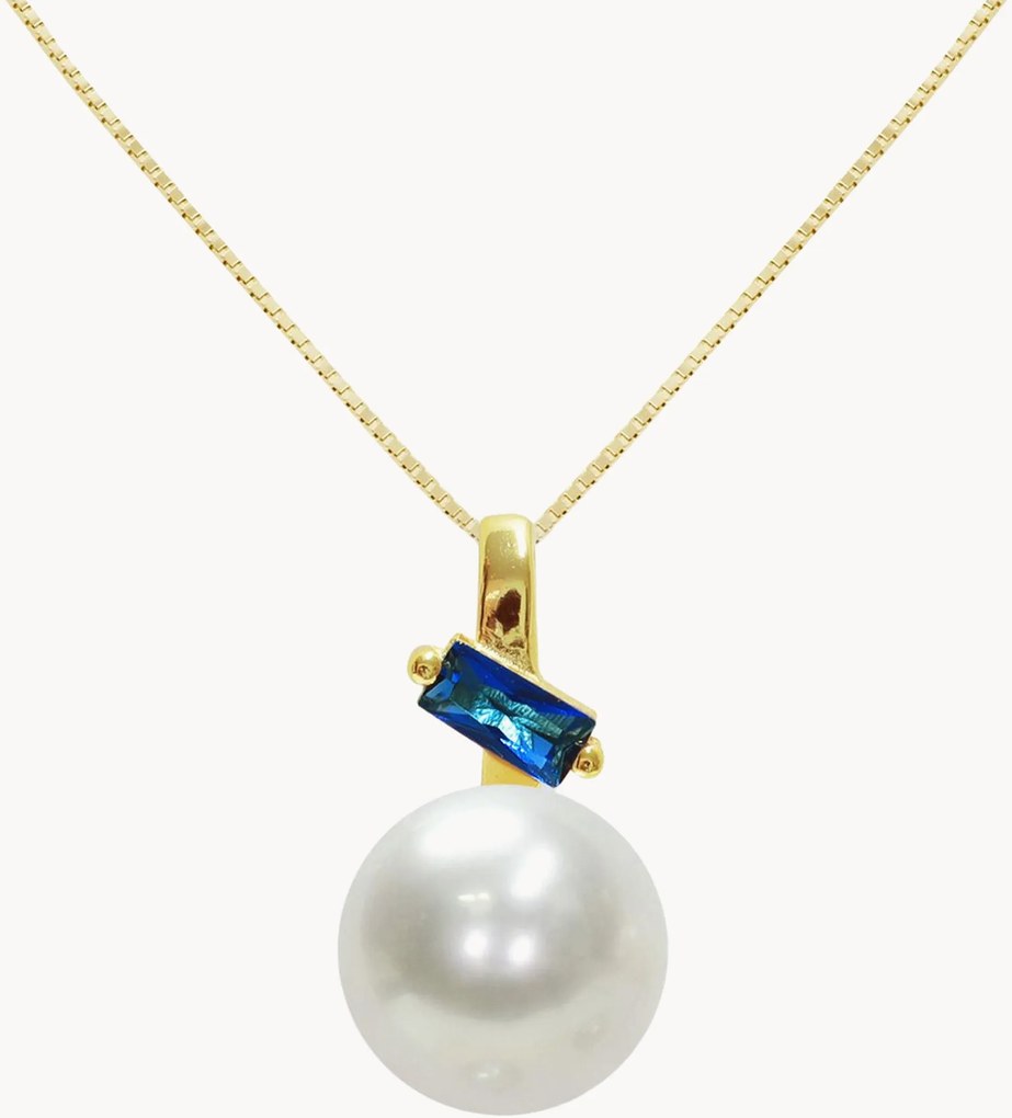 Colar em prata artesanal banhado a ouro Mist