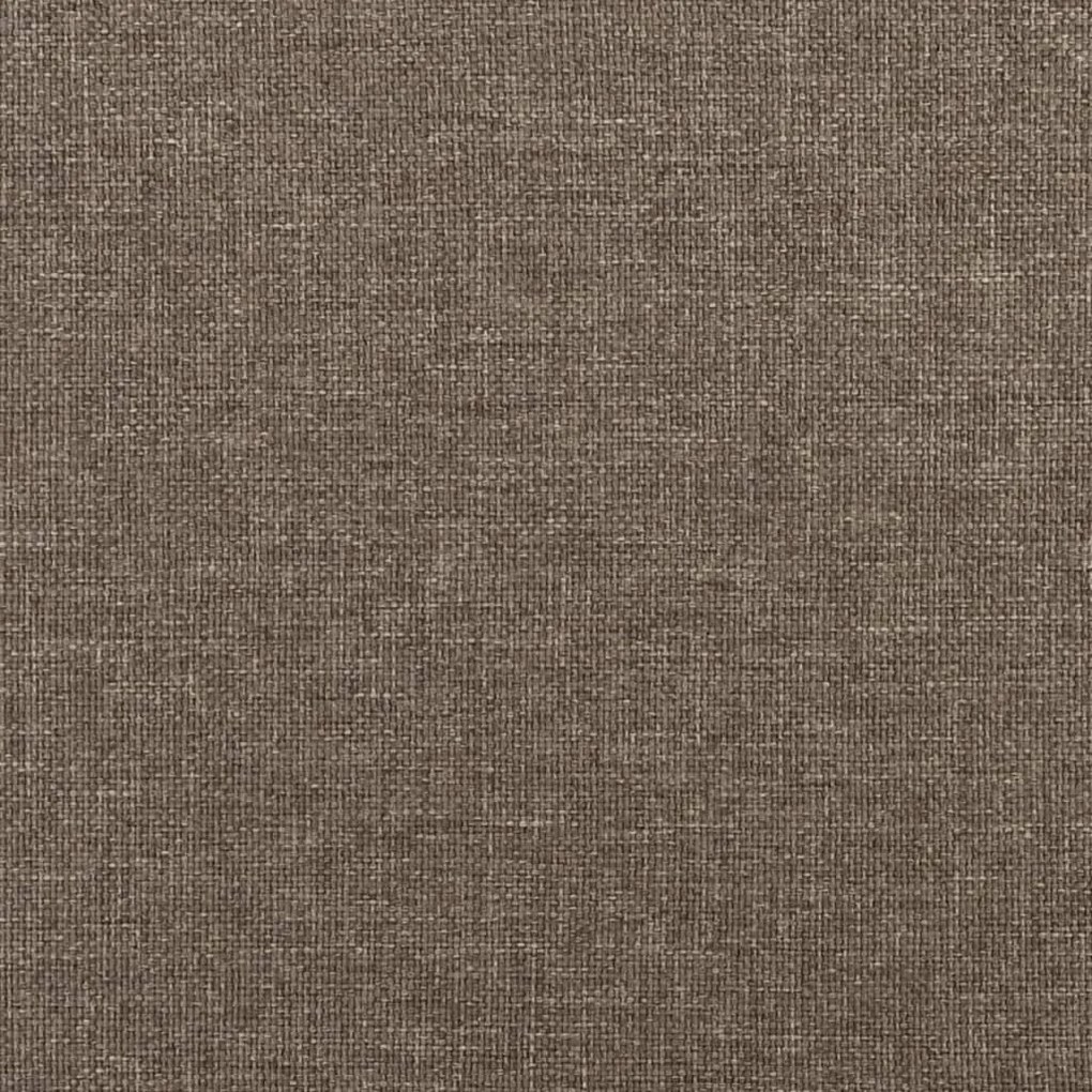 Banco 70x35x41 cm tecido cinza-acastanhado