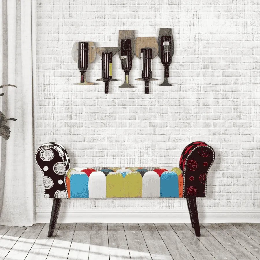 BANCO IMPERIAL 102X31X54 CM MULTICOLORIDO