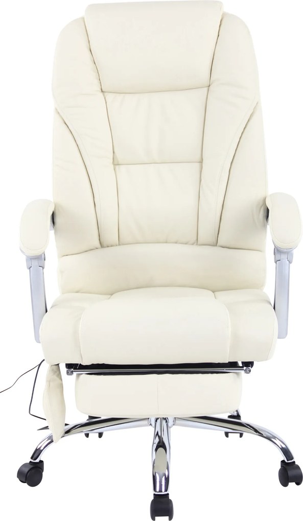 Cadeira de Escritório Pacific com função de massagem creme