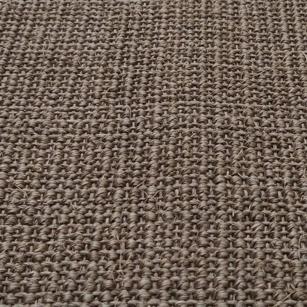 Tapete sisal natural 66x350 cm castanho