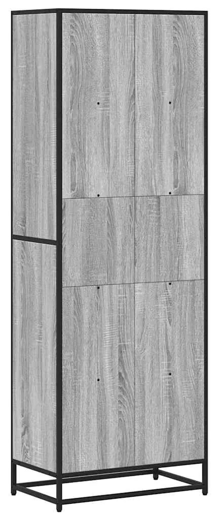 Estante 60x35x170,5 cm derivados de madeira cinzento sonoma