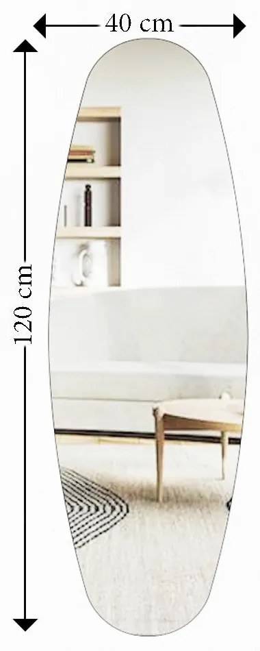 Espelho de Pé Venti – Transparente – 40x120x2,2 cm