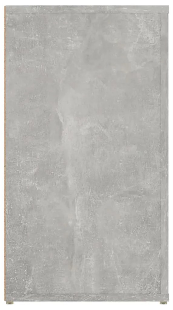 Aparador 100x33x59,5 cm derivados de madeira cinzento cimento